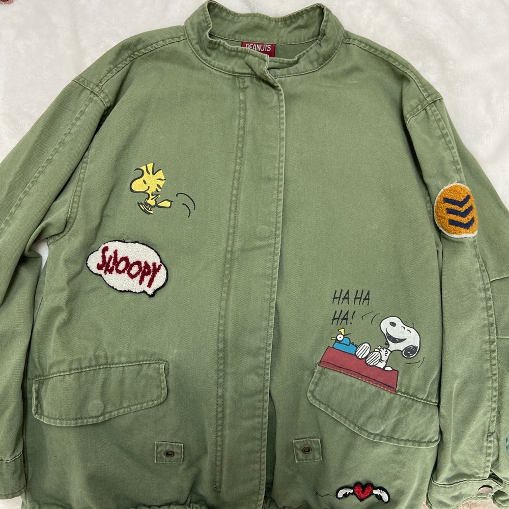 Snoopy Khaki Jacket